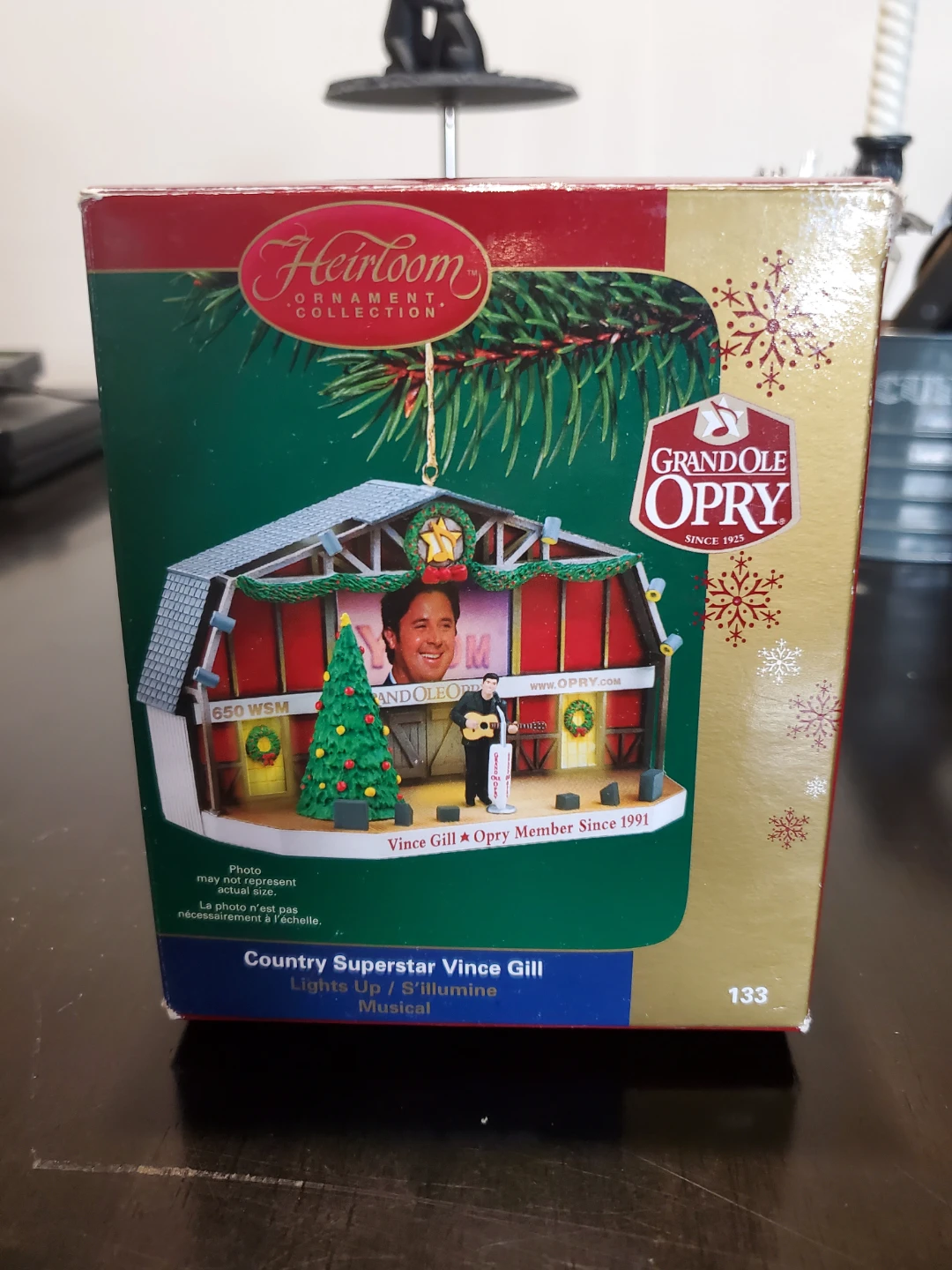 Collectible Grand Ole Opry Vince Gill Musical Ornament
