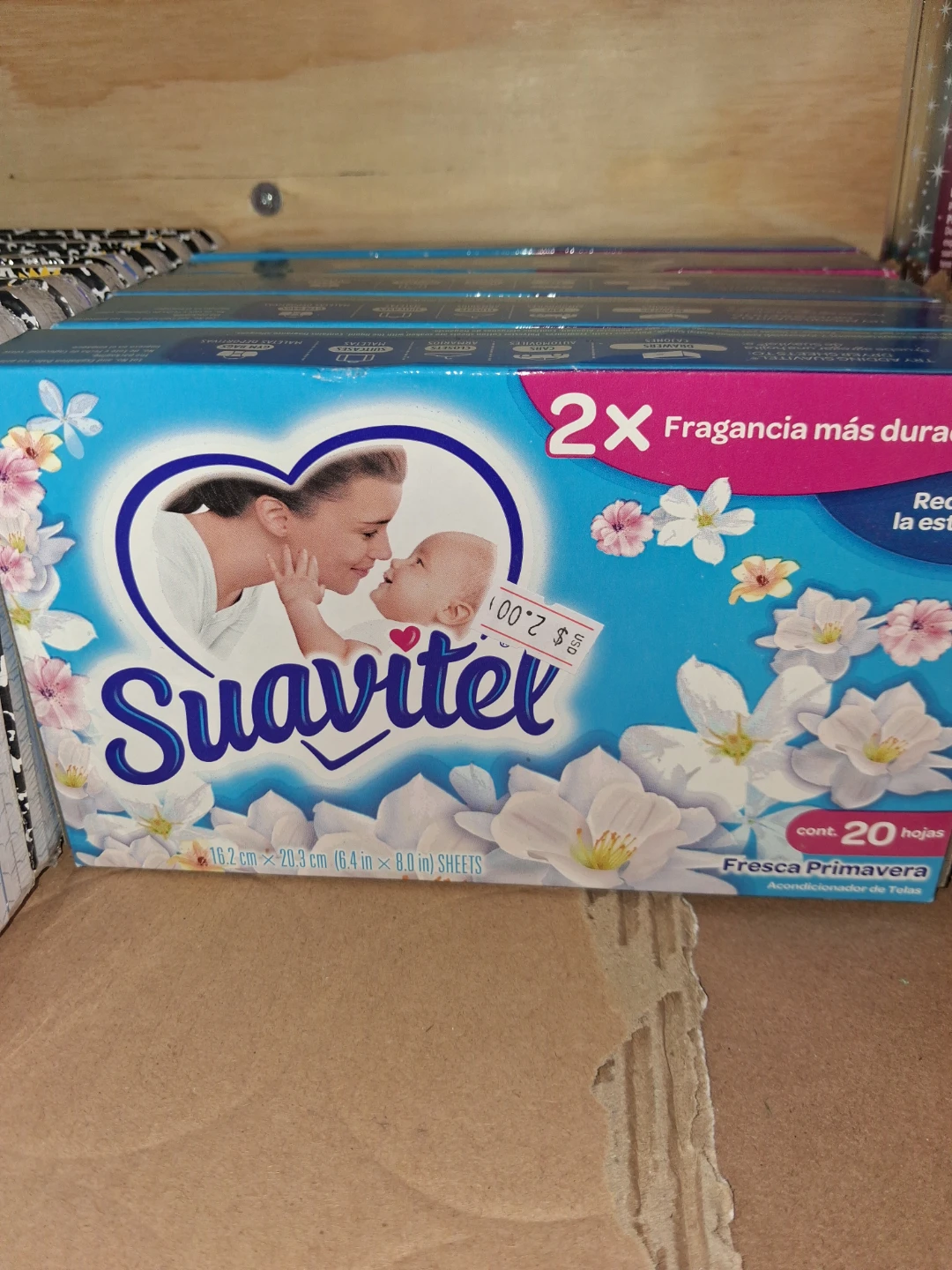 Suavitel Fresca Primavera Dryer Sheets - 20 Count