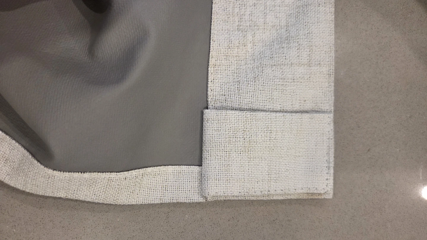 Linen Grey Blackout Curtains - photo 4
