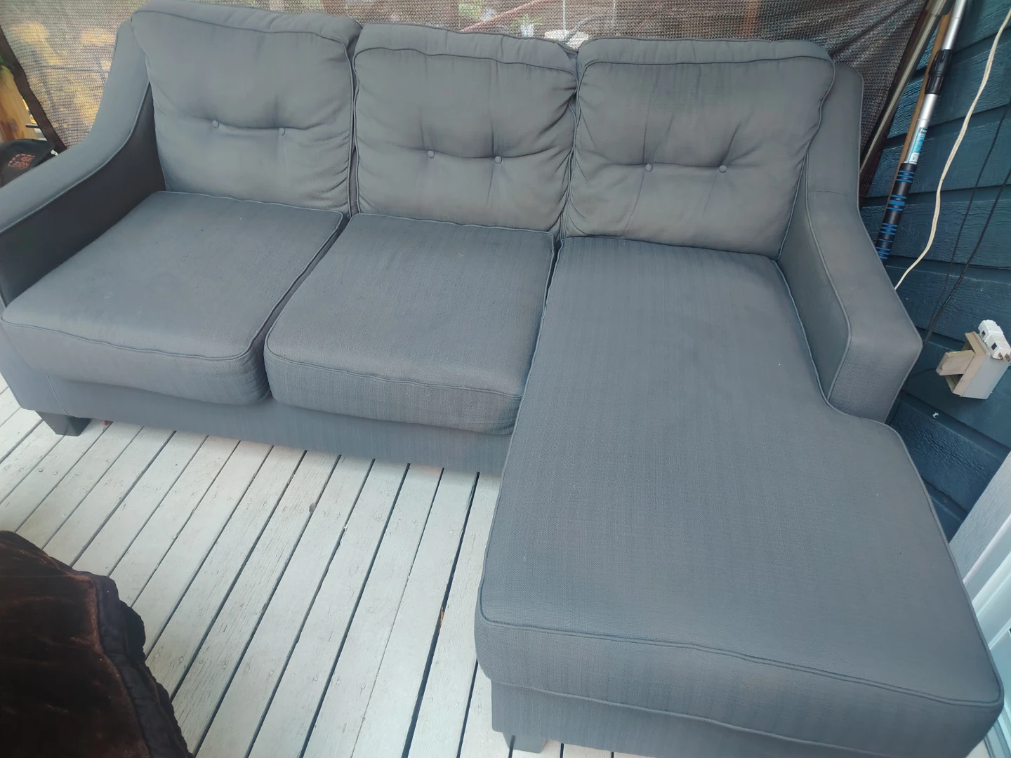 Grey Sectional Sofa - photo 3