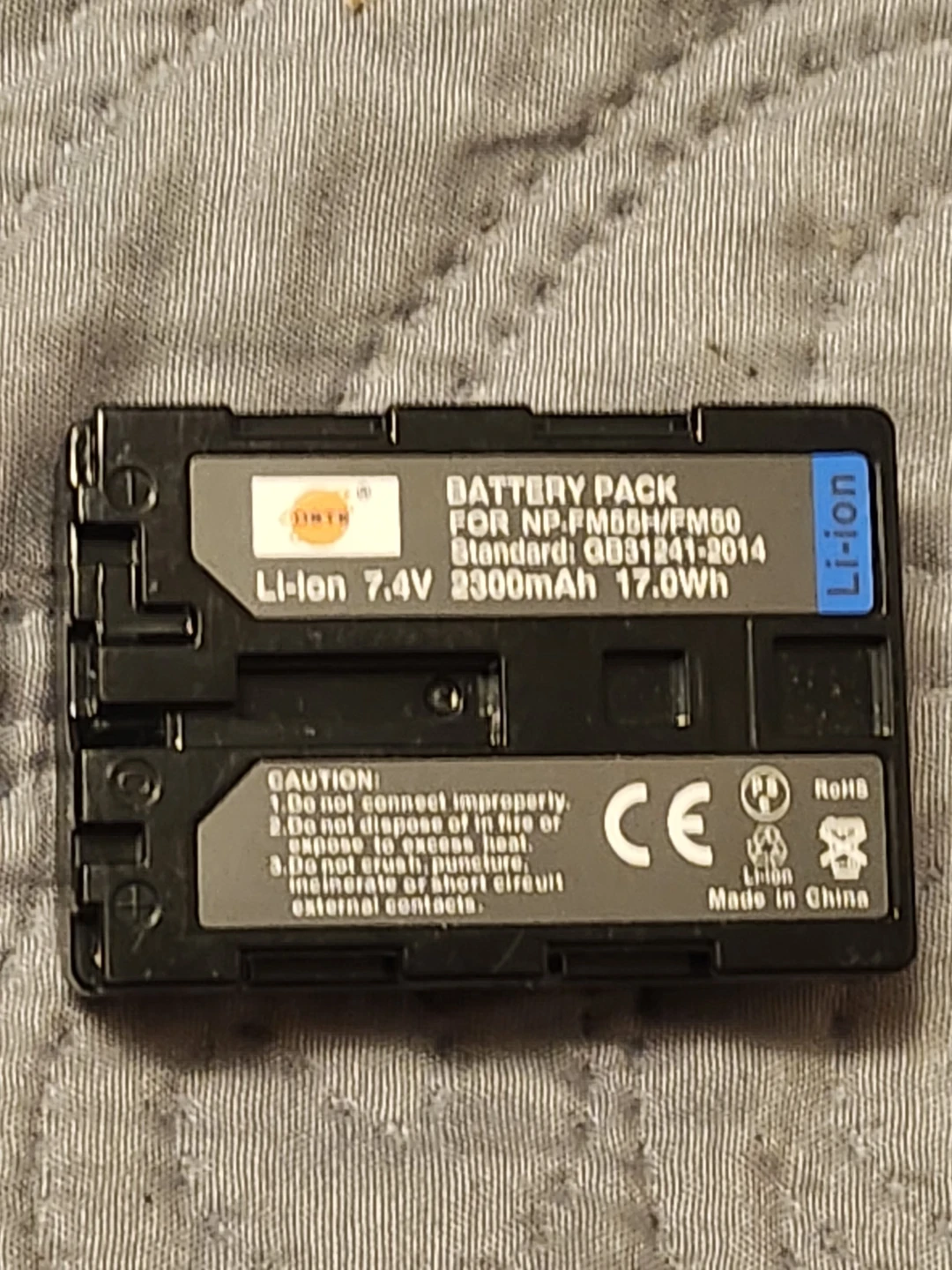 Replacement Battery Pack for NP-FM50H/FM50
