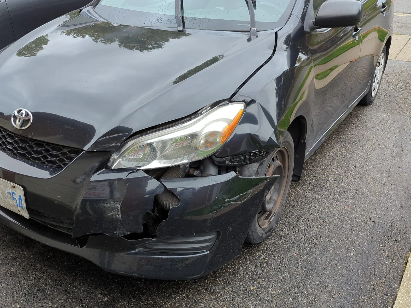 Toyota Corolla Fender and Bumper Damage - photo 2