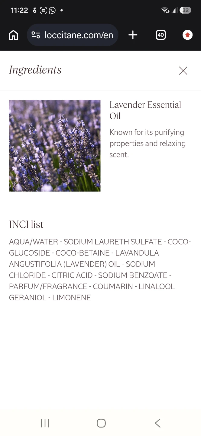 L'Occitane Lavender Foaming Bath 100ml - photo 3