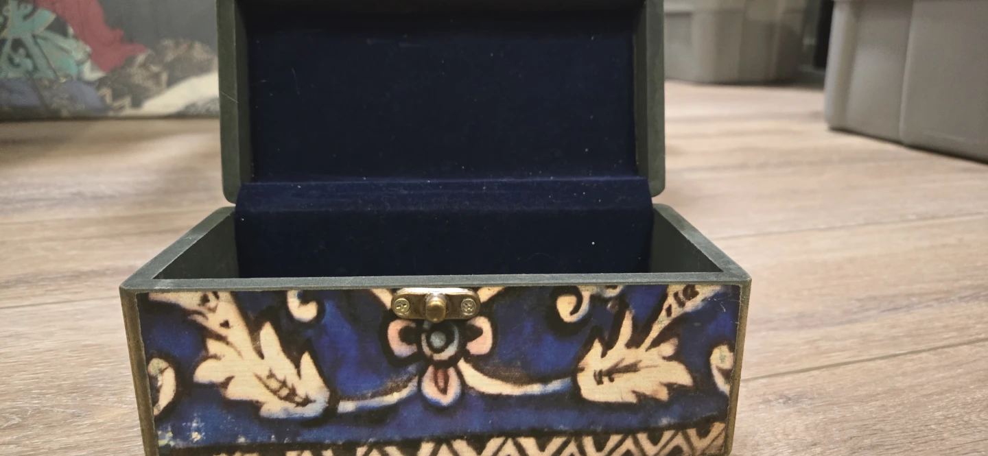 Jewelry box, wooden, handmade - photo 4