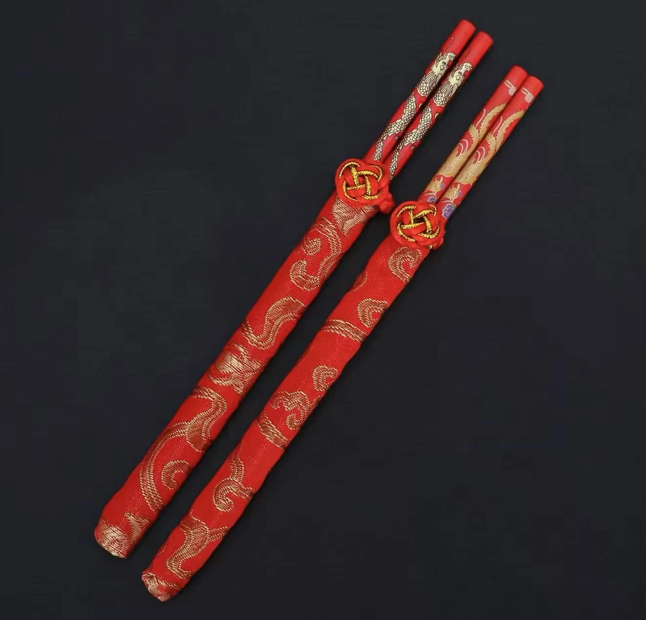Traditional Chinese Wedding Gift Bags and Chopsticks - photo 2