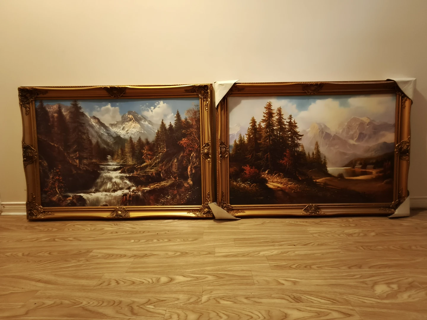 Two Vintage Landscape Oil Paintings