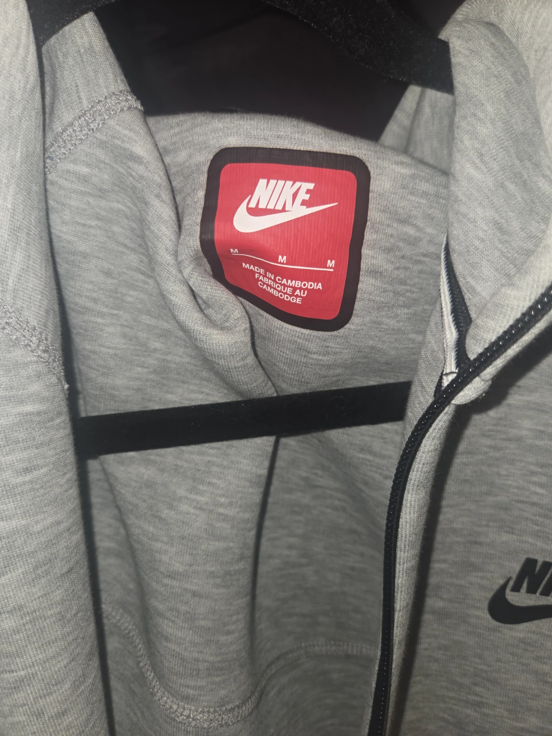 Nike Tech Fleece Full Zip Hoodie Grey - photo 2