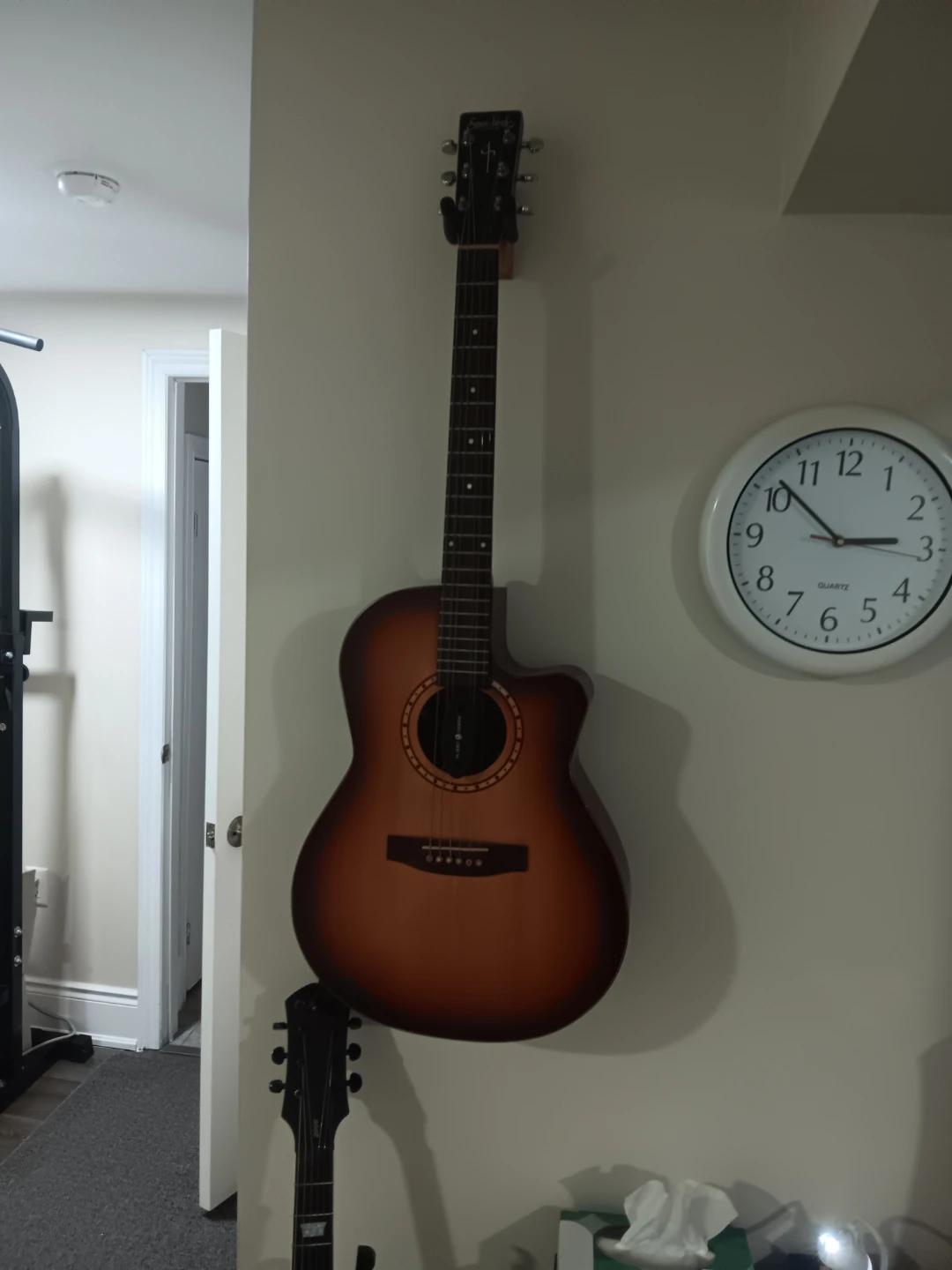 Simon and Patrick acoustic guitar