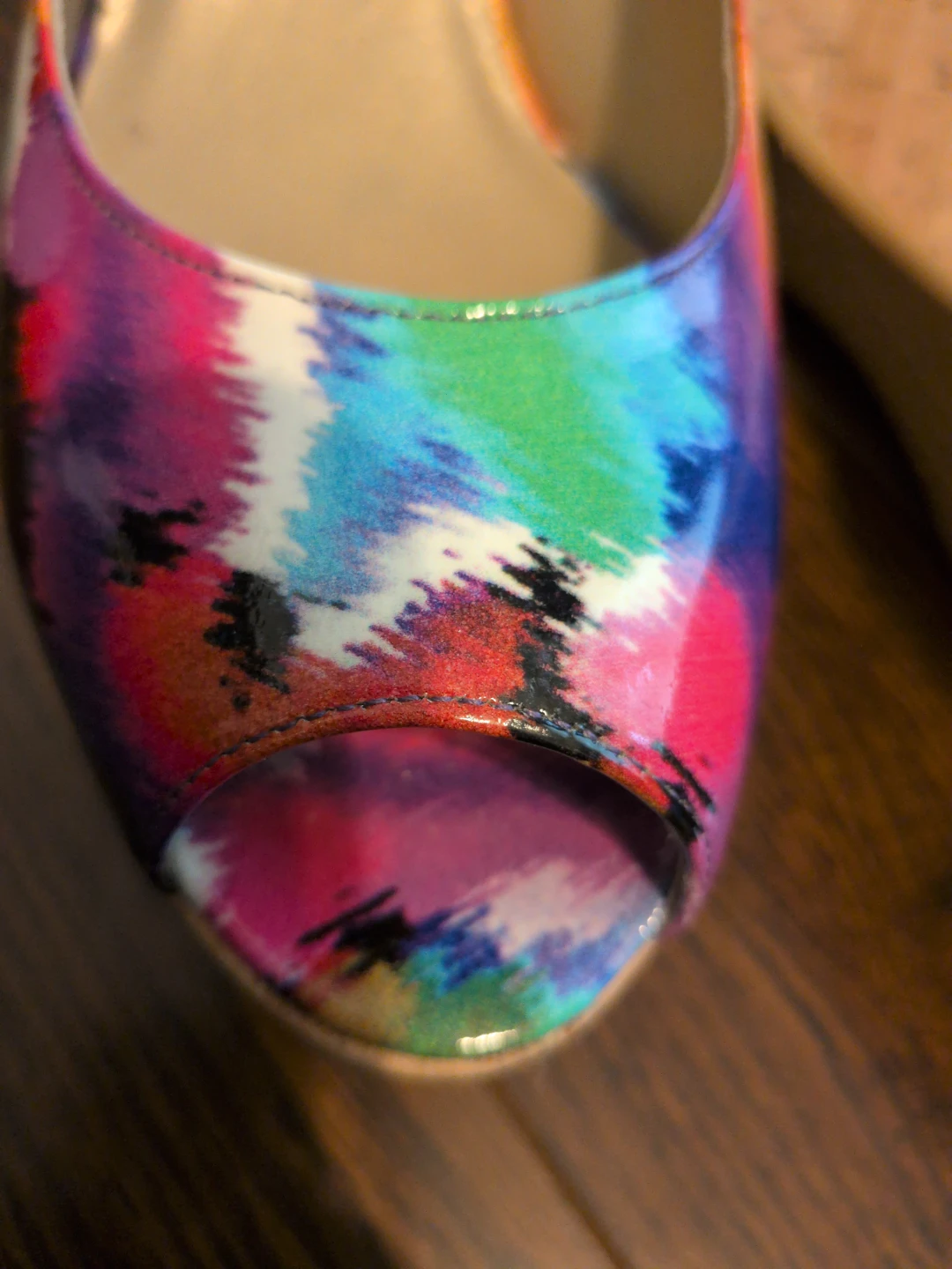 Stuart Weitzman Colorful Print Wedge Sandals - photo 3