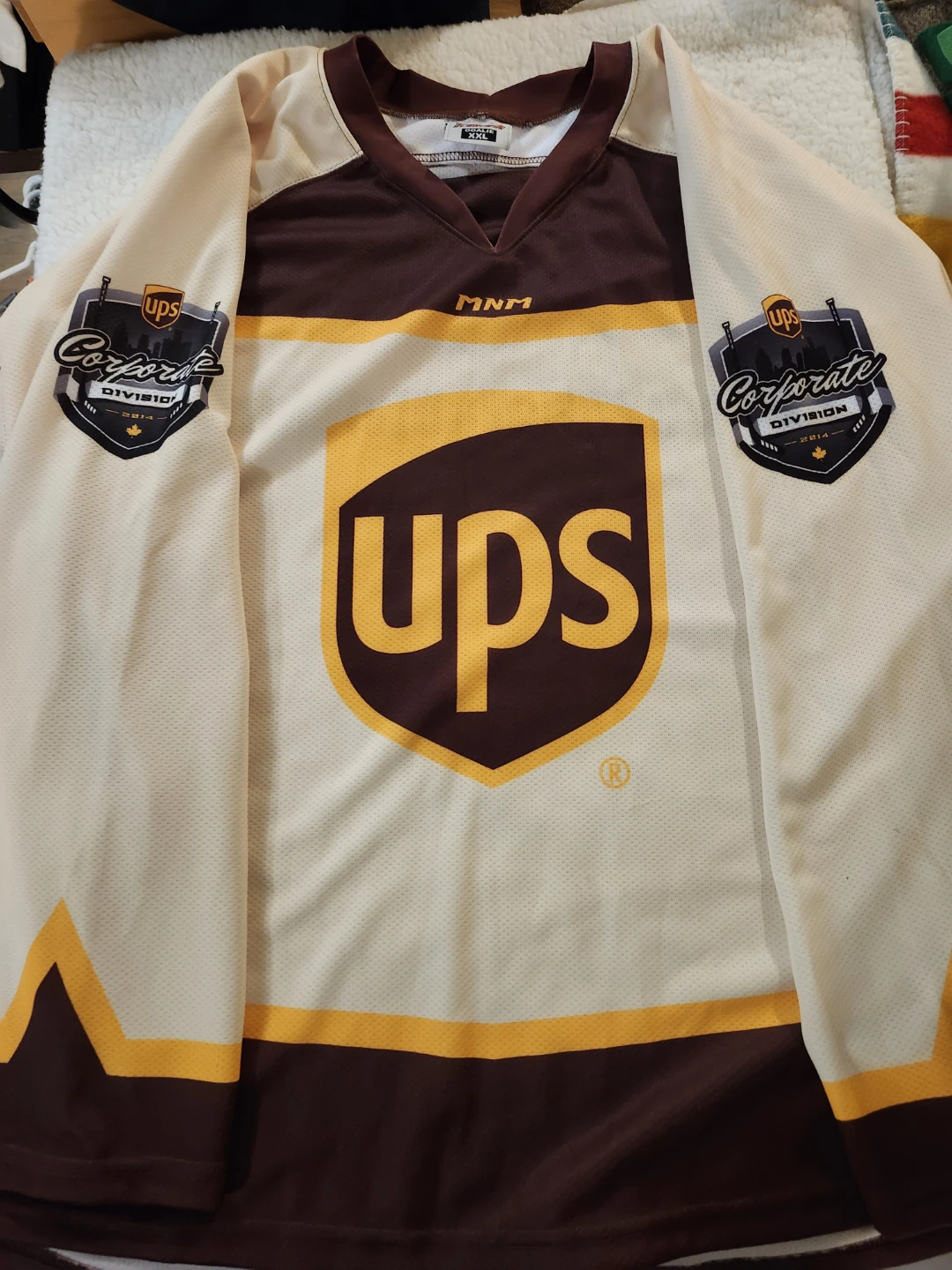 MNM UPS Corporate Division Goalie Jersey 2014