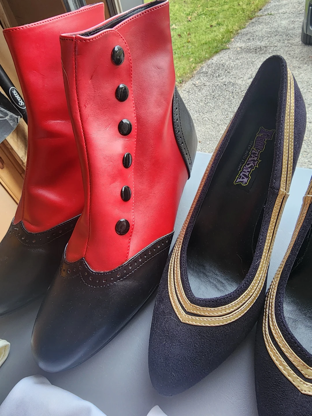 Red Black Boots 👢