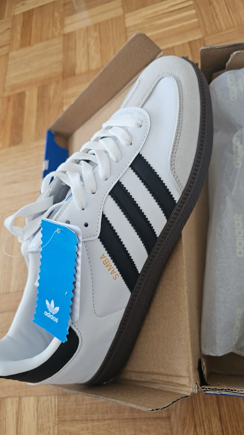 Adidas Samba Shoes - White/Black