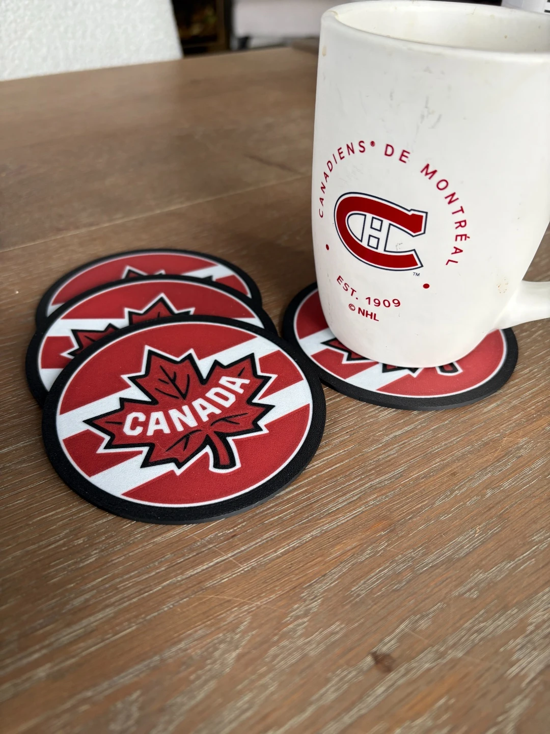 Assorted Canadian Themed 4pc Coasters - photo 2