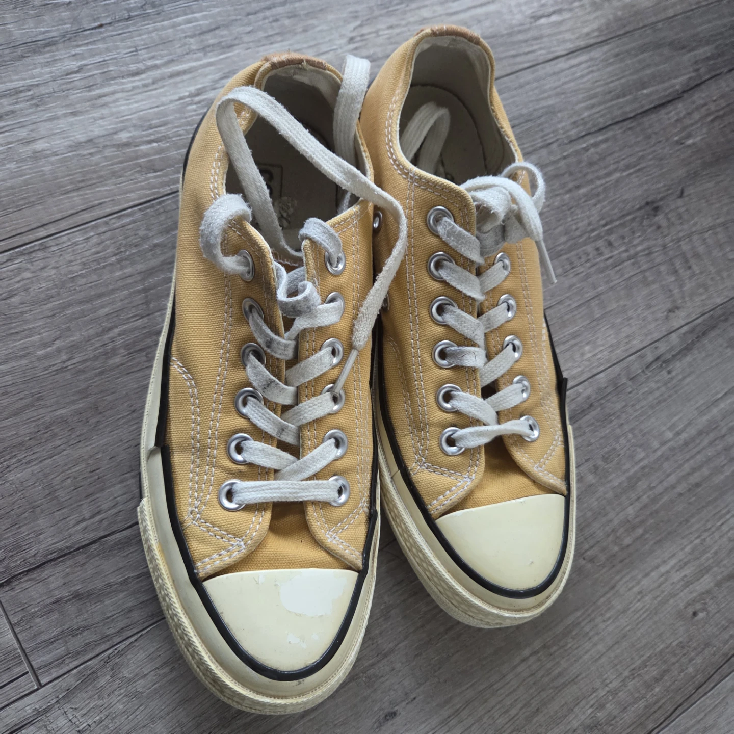 Converse Chuck Taylor Yellow Low Top Sneakers