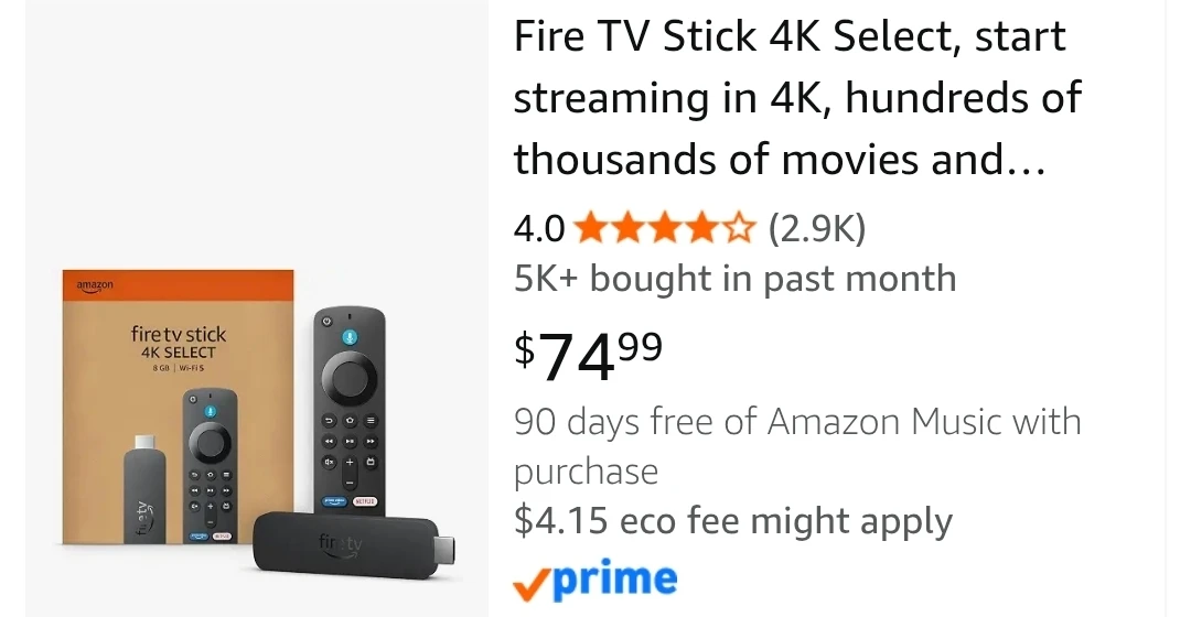 Amazon Fire TV Stick 4K Select - photo 2