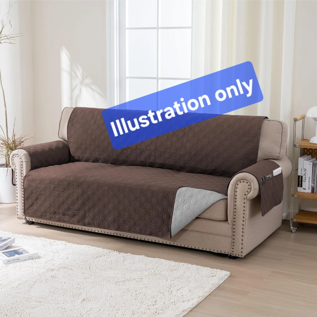 Washable Sofa Cover 2 Seater Slipcover Protector - photo 2
