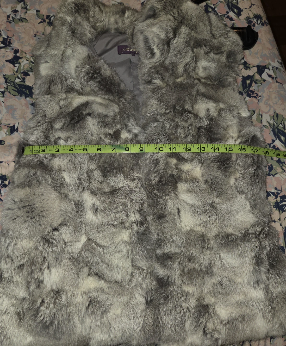 Glamourpuss Grey Rabbit Fur Vest in a Ladies S - photo 4