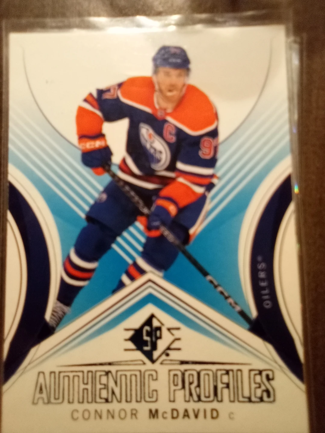 Connor McDavid 2024-25 SP Authentic Profiles Hockey Card