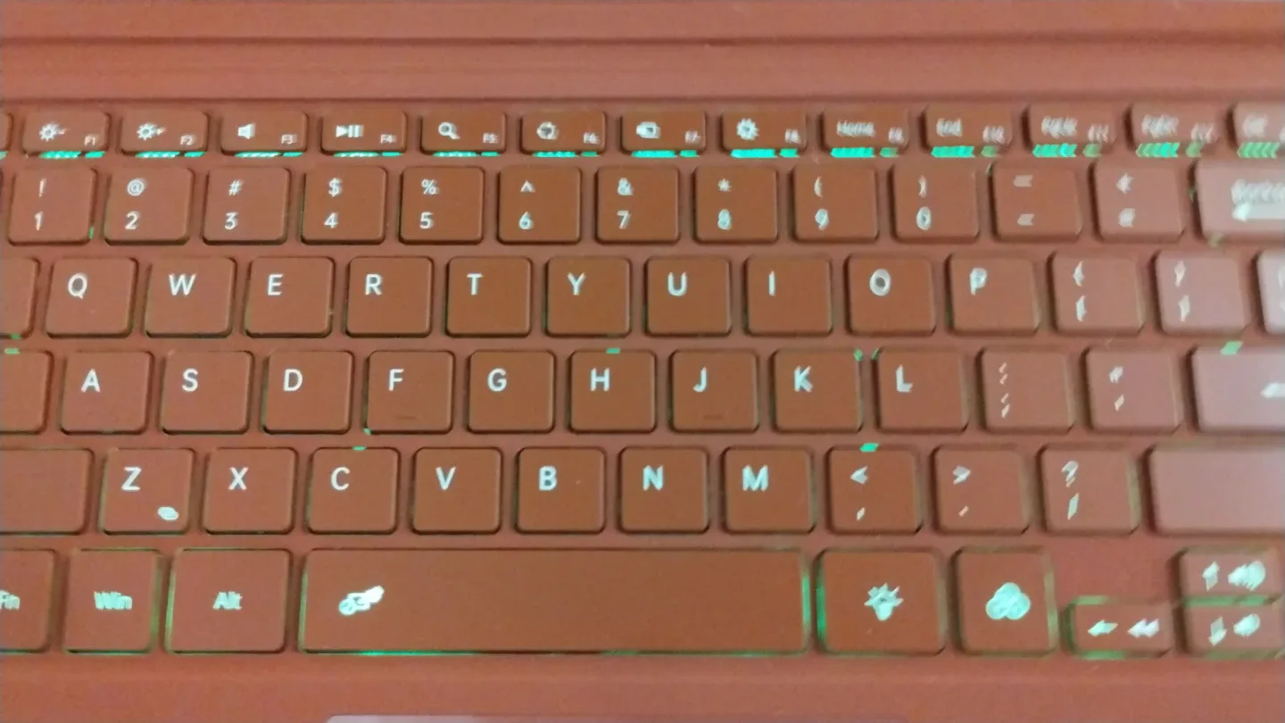 MS Surface Pro 3 & above Compatible Keyboard - Orange Brown - photo 5