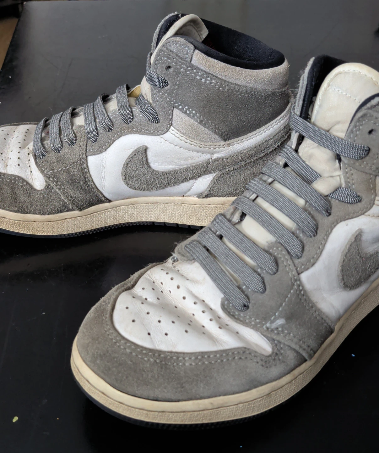 Nike Air Jordan 1 High OG Washed Grey Size 5.5Y