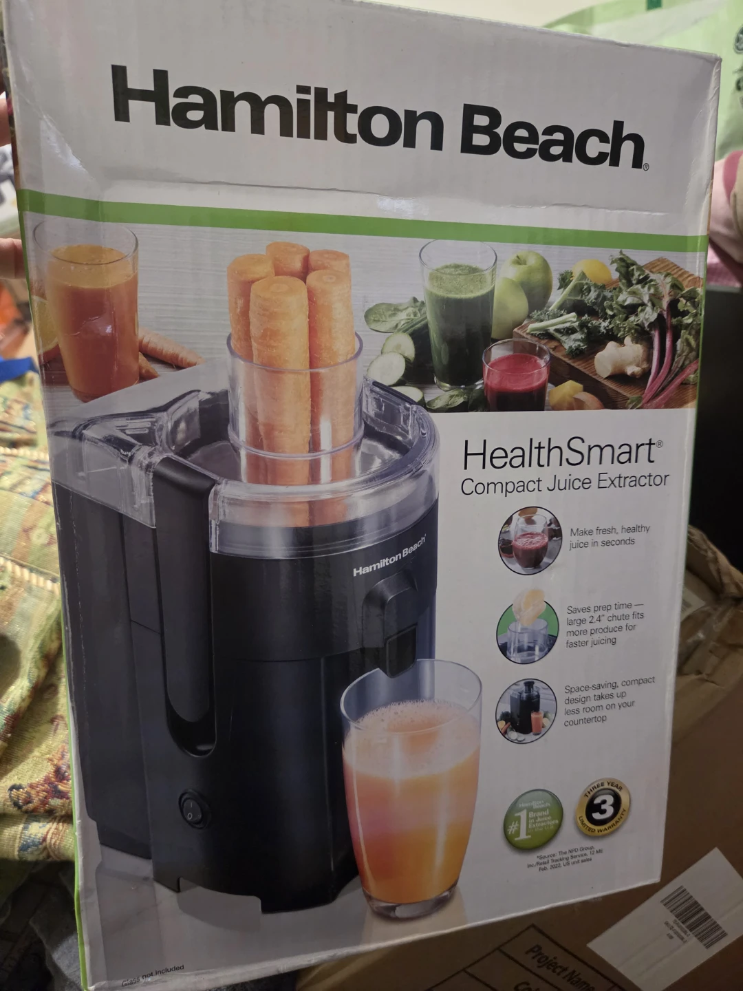 Hamilton Beach HealthSmart Compact Juice Extractor