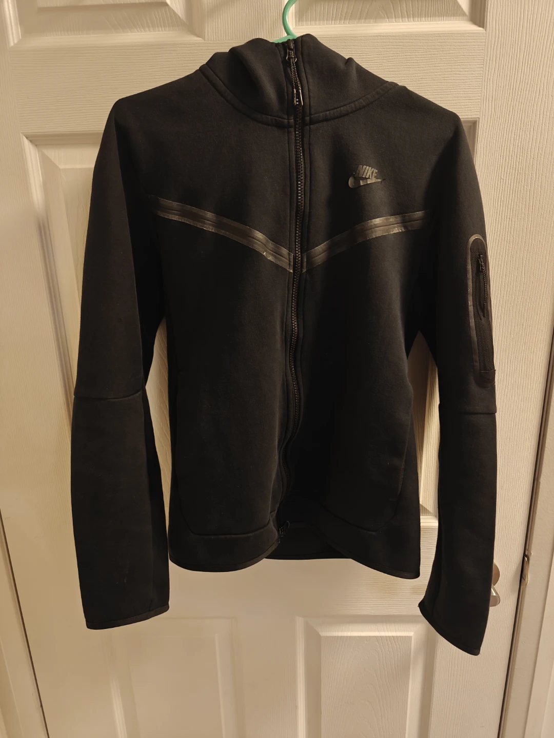 Nike Tech Fleece Full-Zip Hoodie - Black - Small