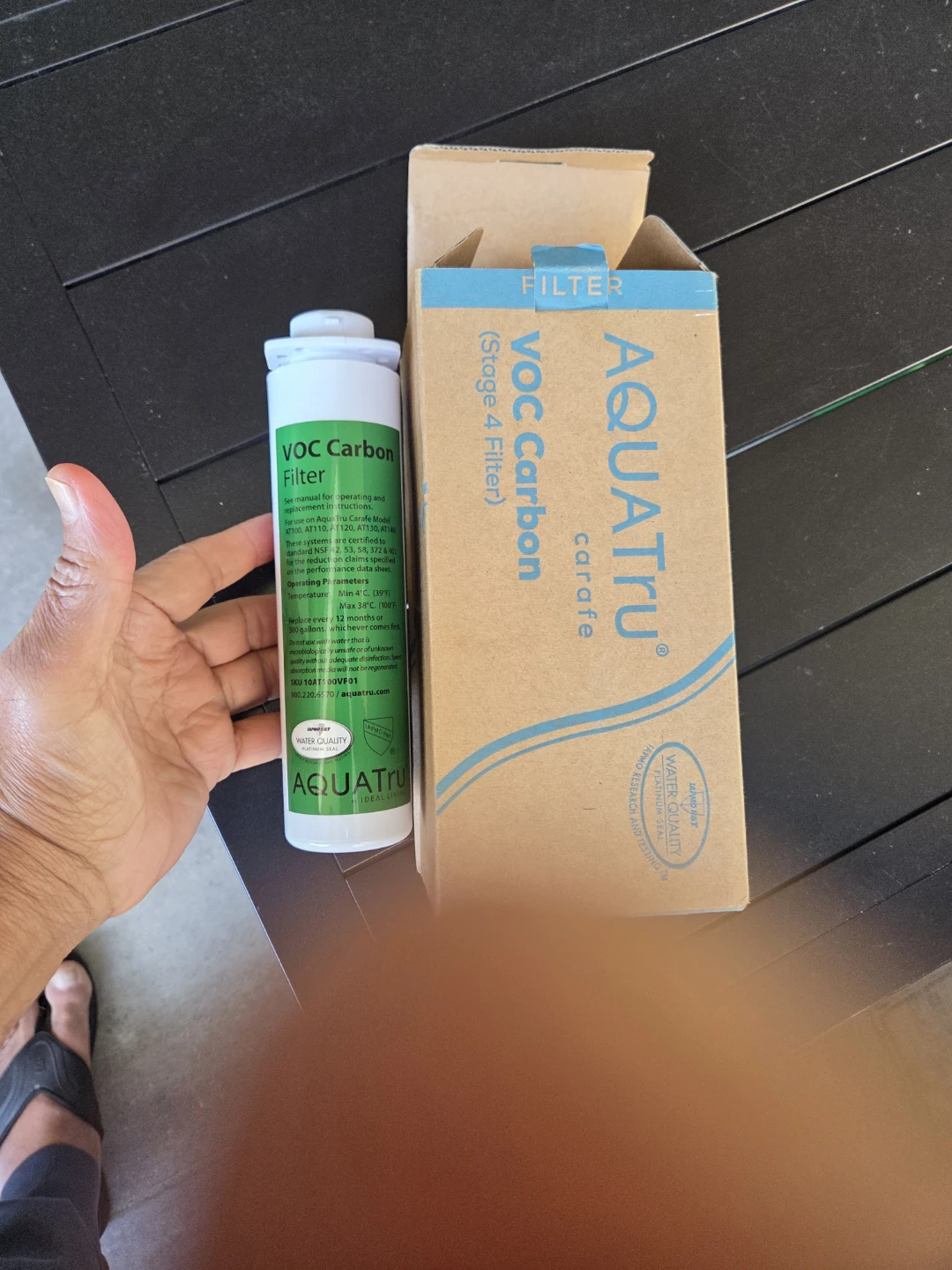 AquaTru Carafe VOC Carbon Filter (Stage 4)