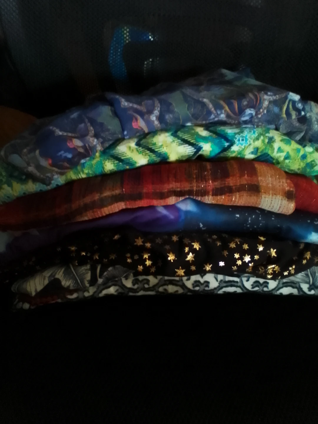 Set of 7 Patterned Plus Size Blouses