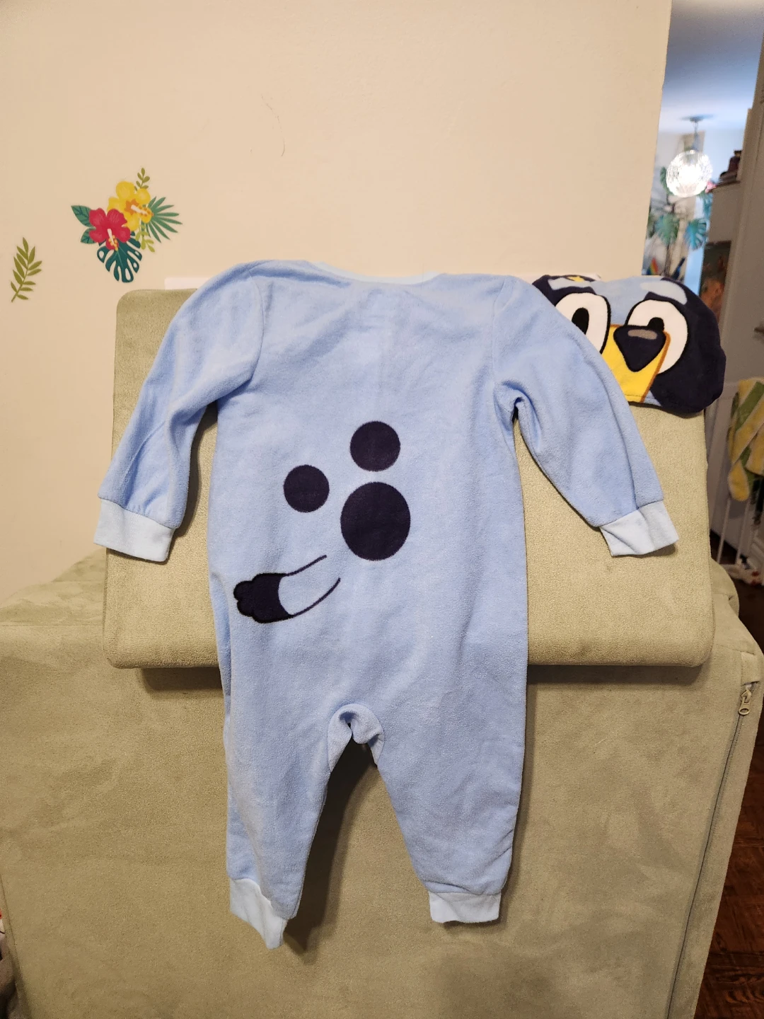 Bluey Character Costume Kids zip up onesie 2T - photo 2