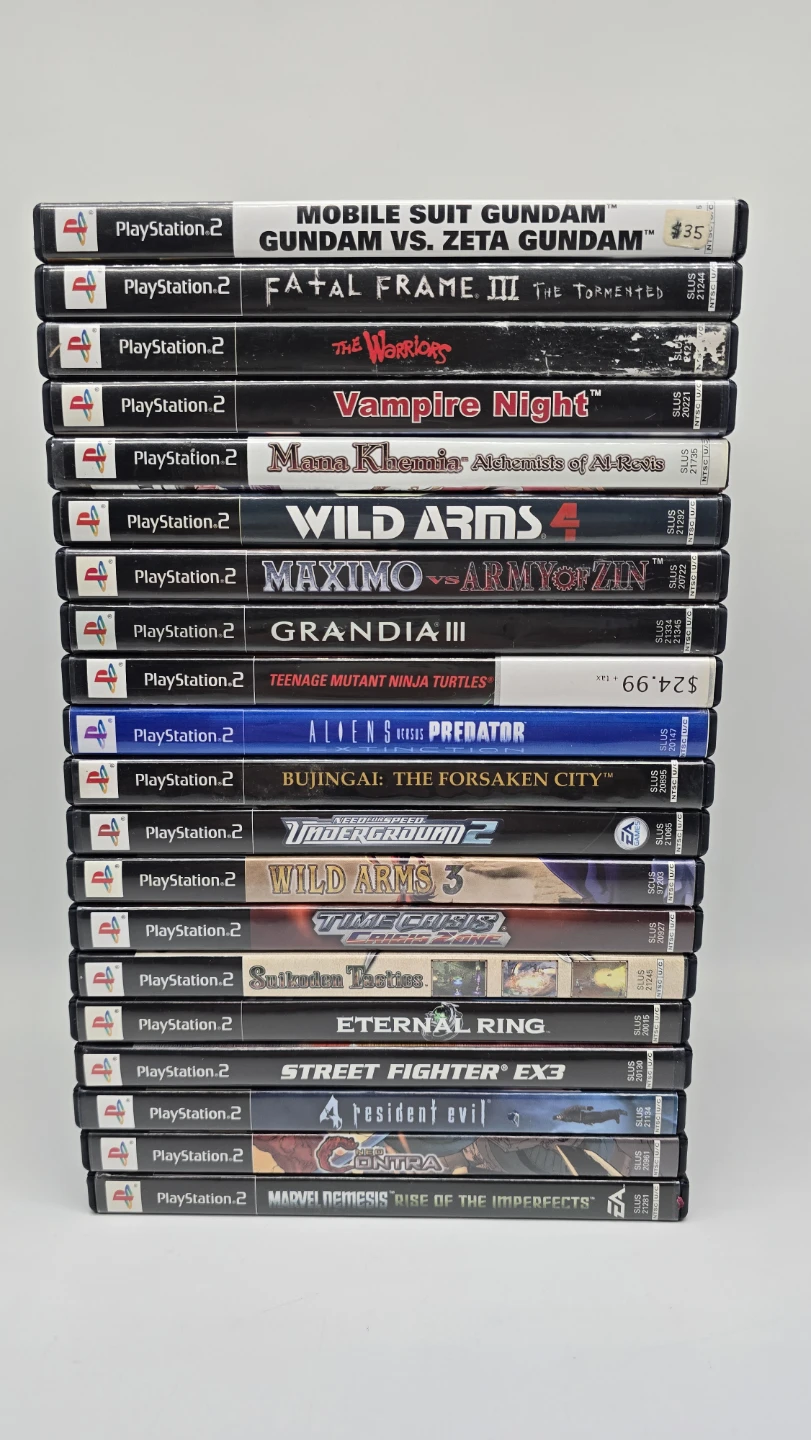 PlayStation 2 Video Game Collection