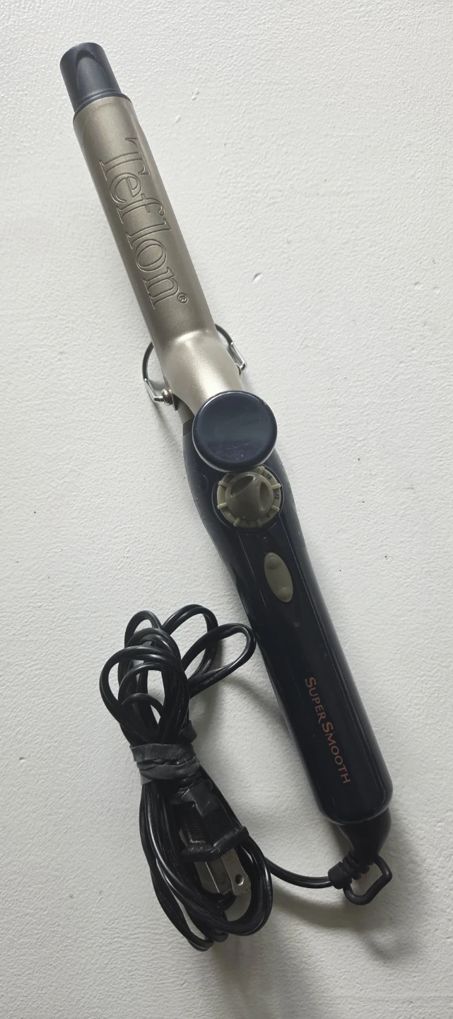 Teflon Super Smooth Curling Iron