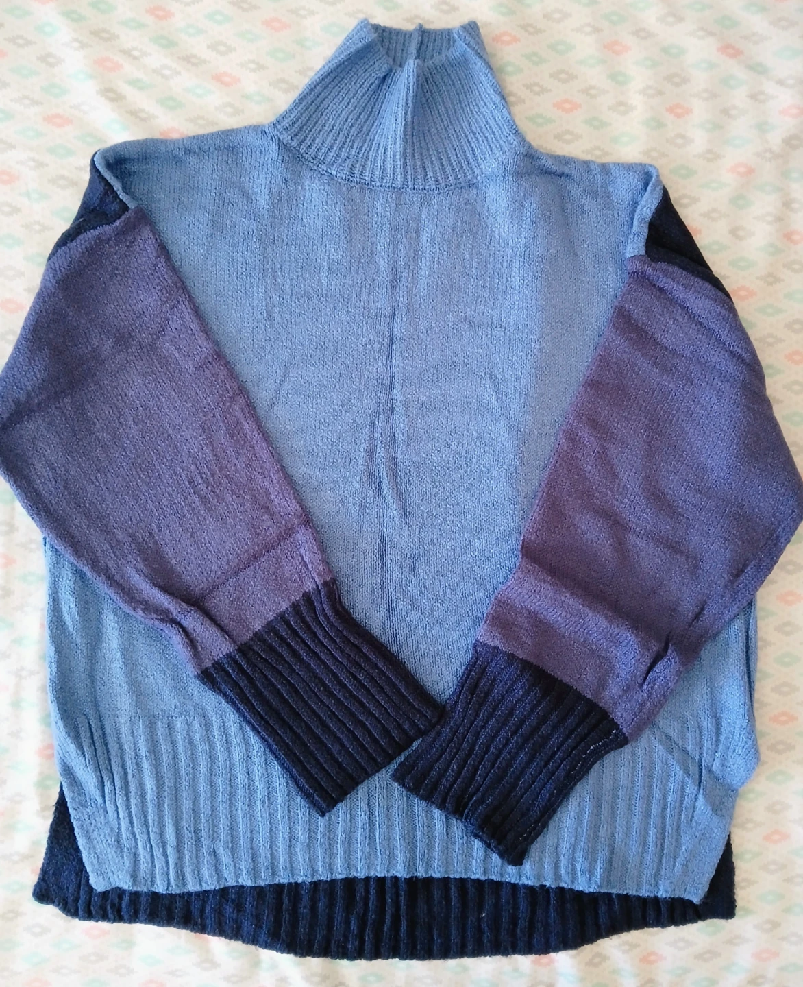 Two-tone turtleneck sweaters - photo 2
