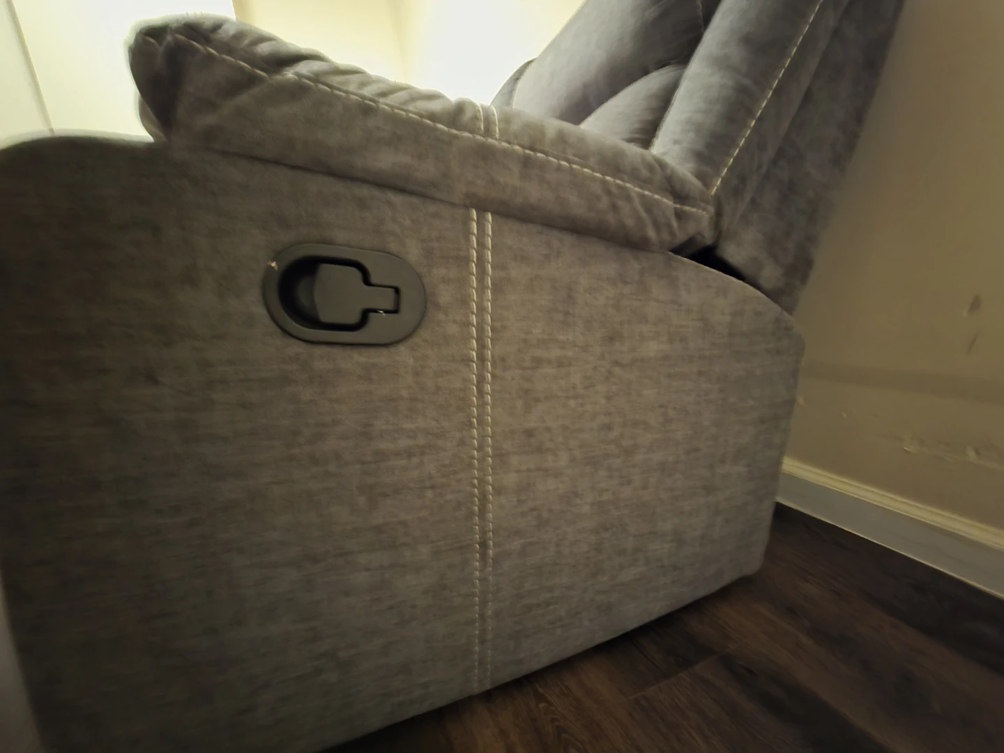 Lagoon Gray 81'' Manual Reclining Sofa - photo 3