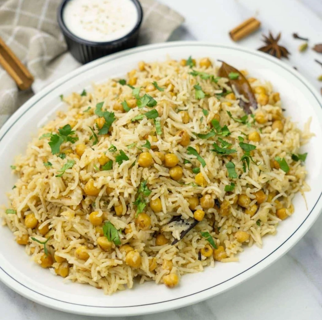 Homemade Chana Rice