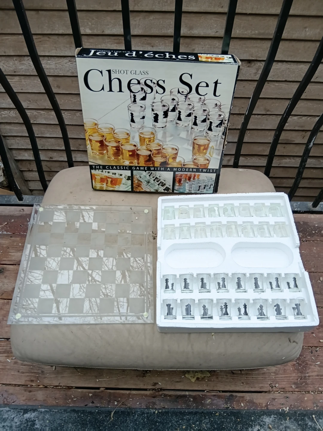 Glass Shot Glass Chess Set - photo 2