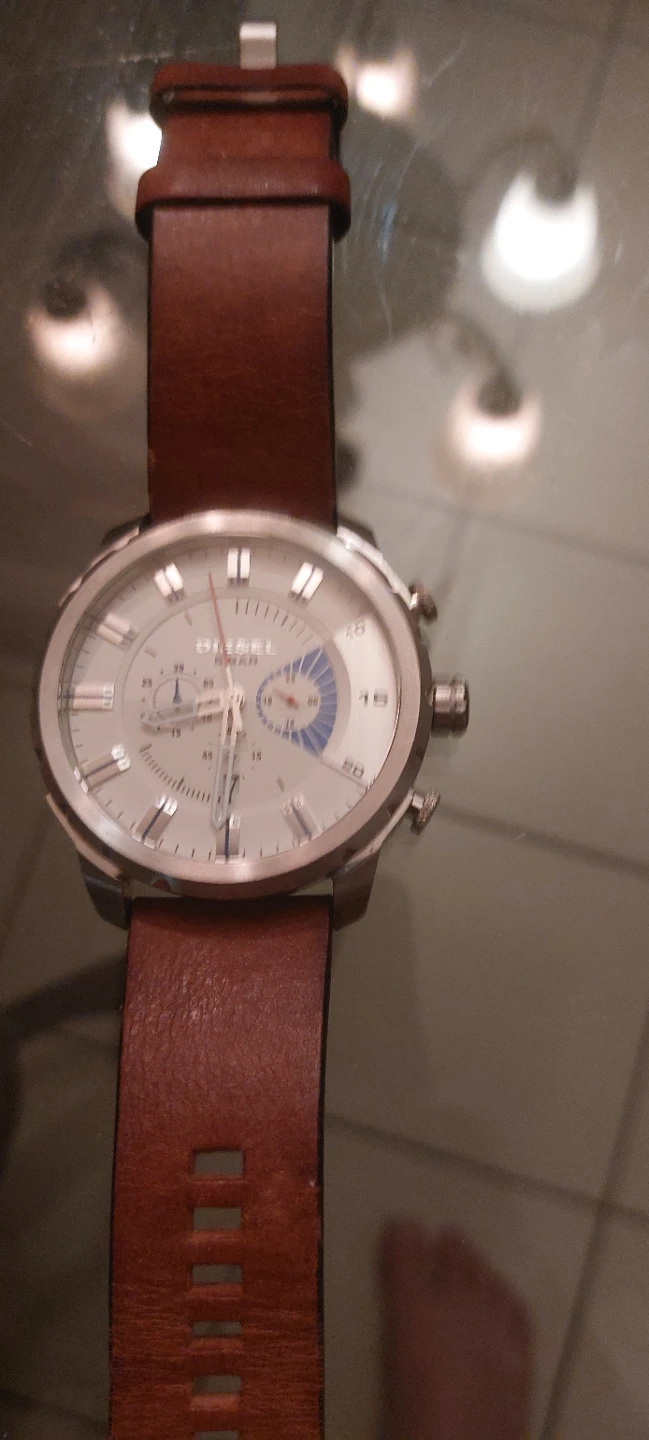 Diesel 10 Bar Leather Watch