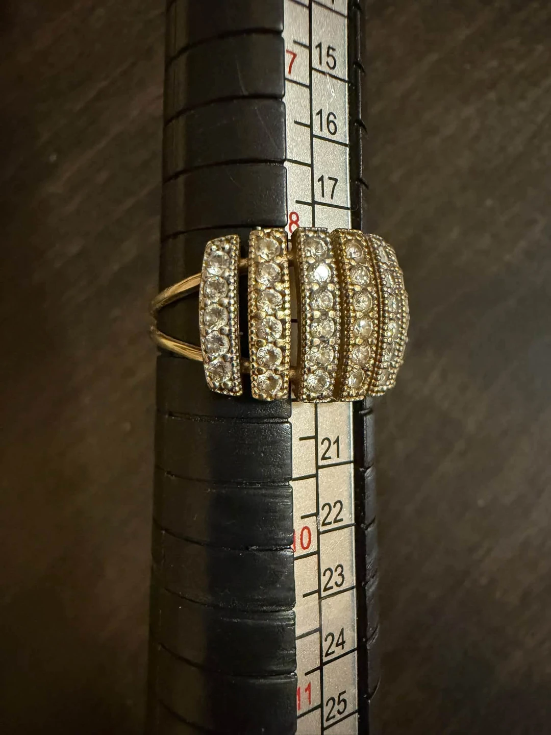 14k two tone (white & yellow) gold ring - photo 2