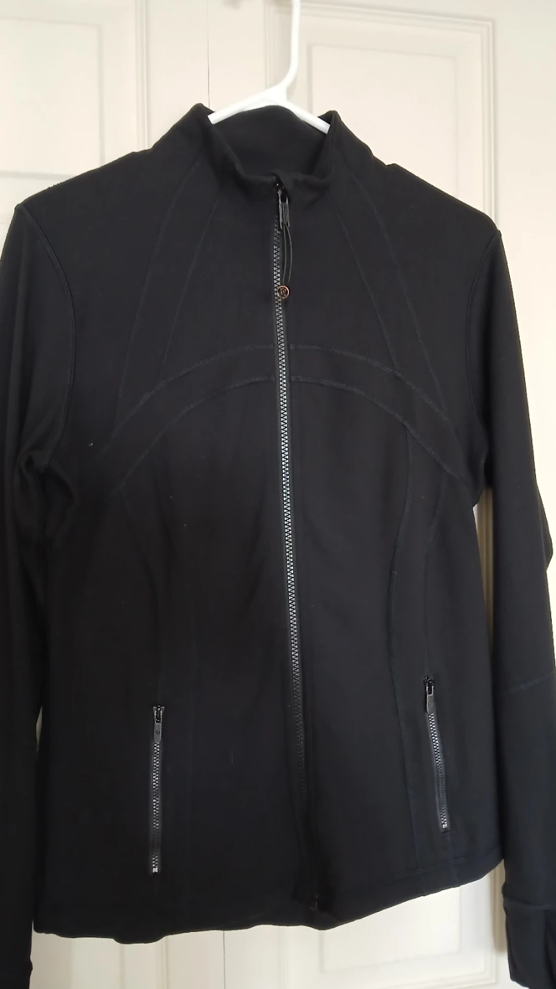 LULULEMON define black zip up size 10 - photo 4