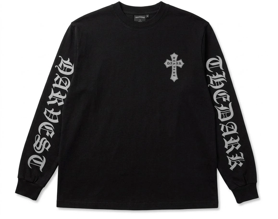 Chrome hearts Black Long Sleeve T-Shirt