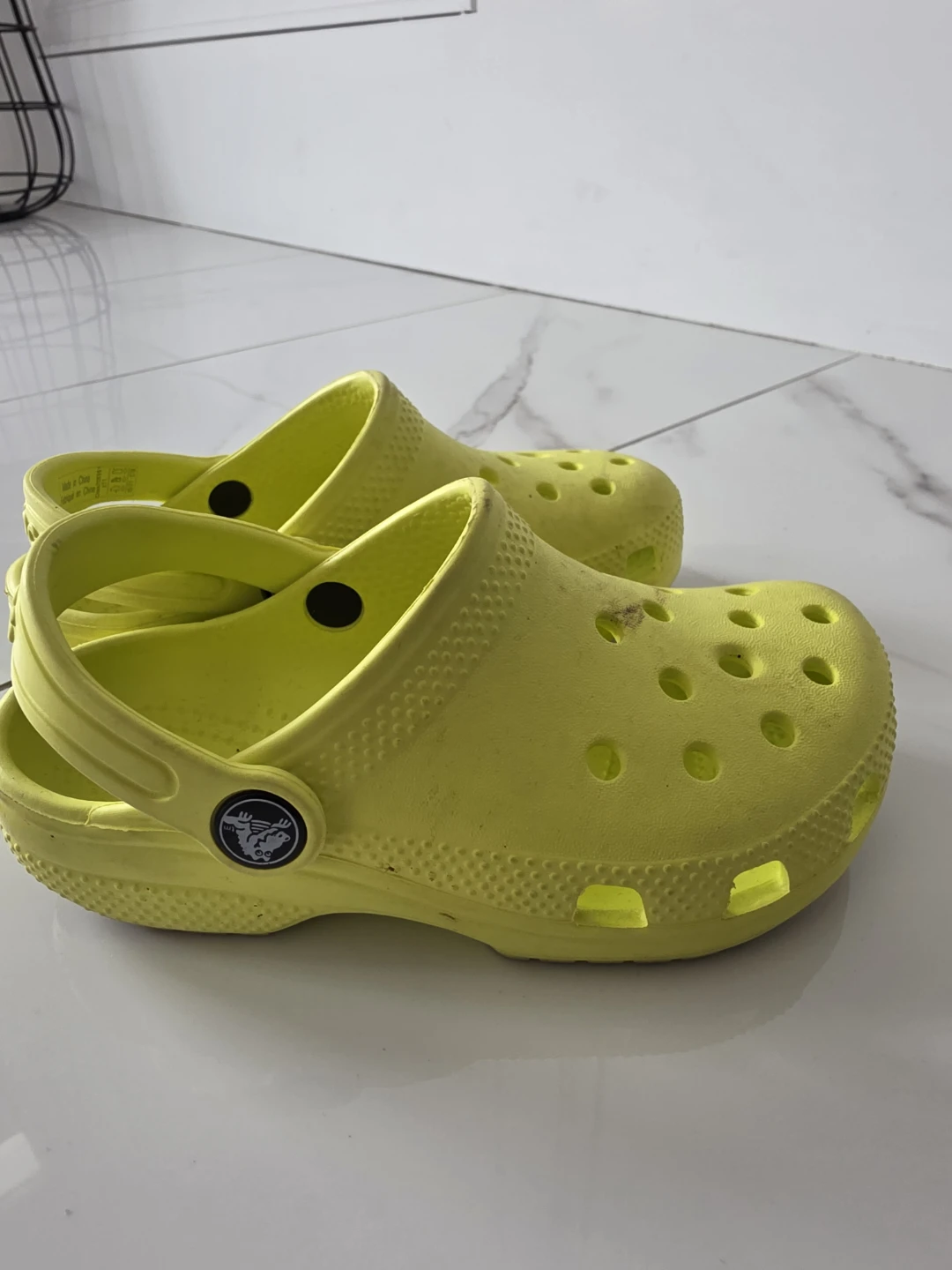 Neon Yellow Crocs Size 11 - photo 2