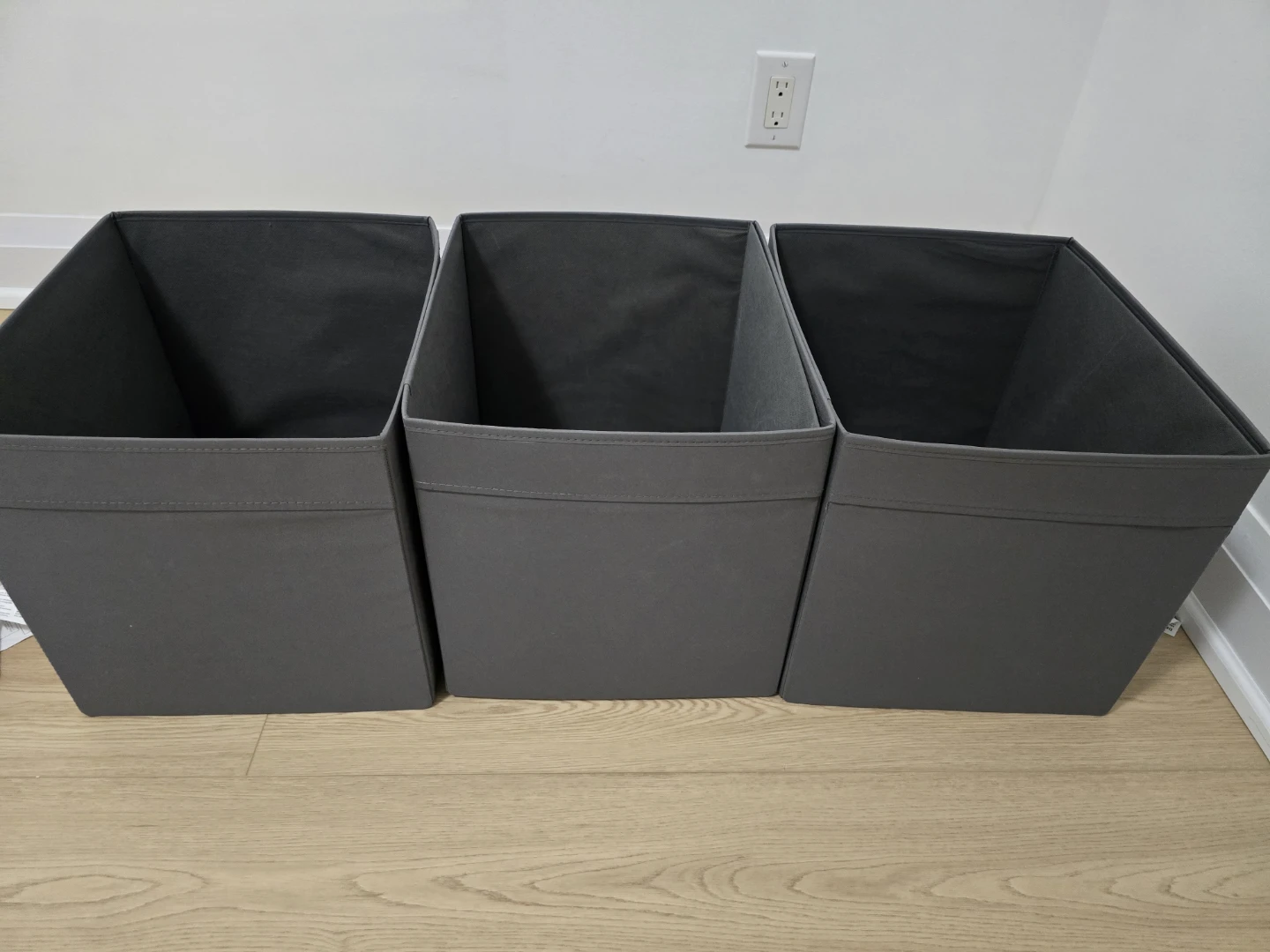 IKEA DRÖNA ALL 3 Boxes for $3 - Dark Gray