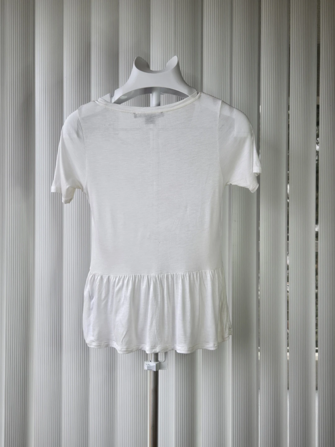 French Connection white peplum top - Size XS - photo 2