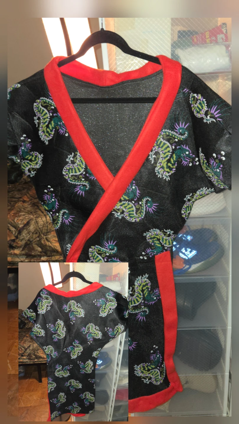 Samarai Warrior Costume in a Men's 3XL w/ Japanese Samarai Wig - photo 4