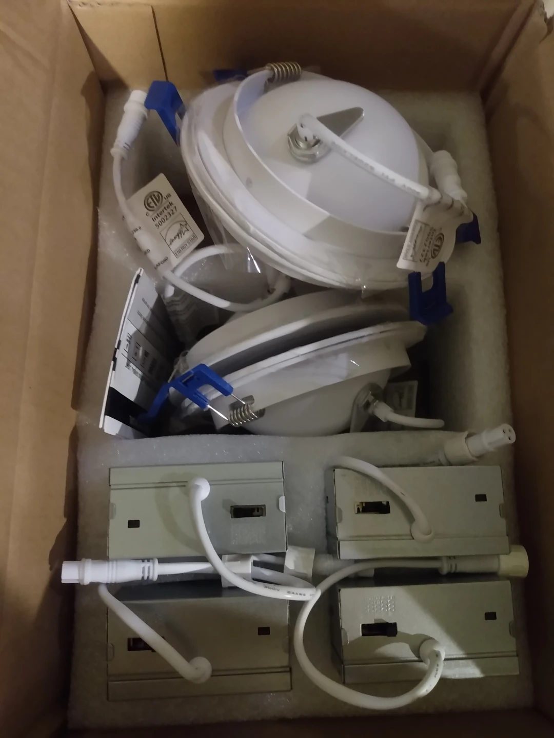 4-Pack LED Recessed Downlight Kit