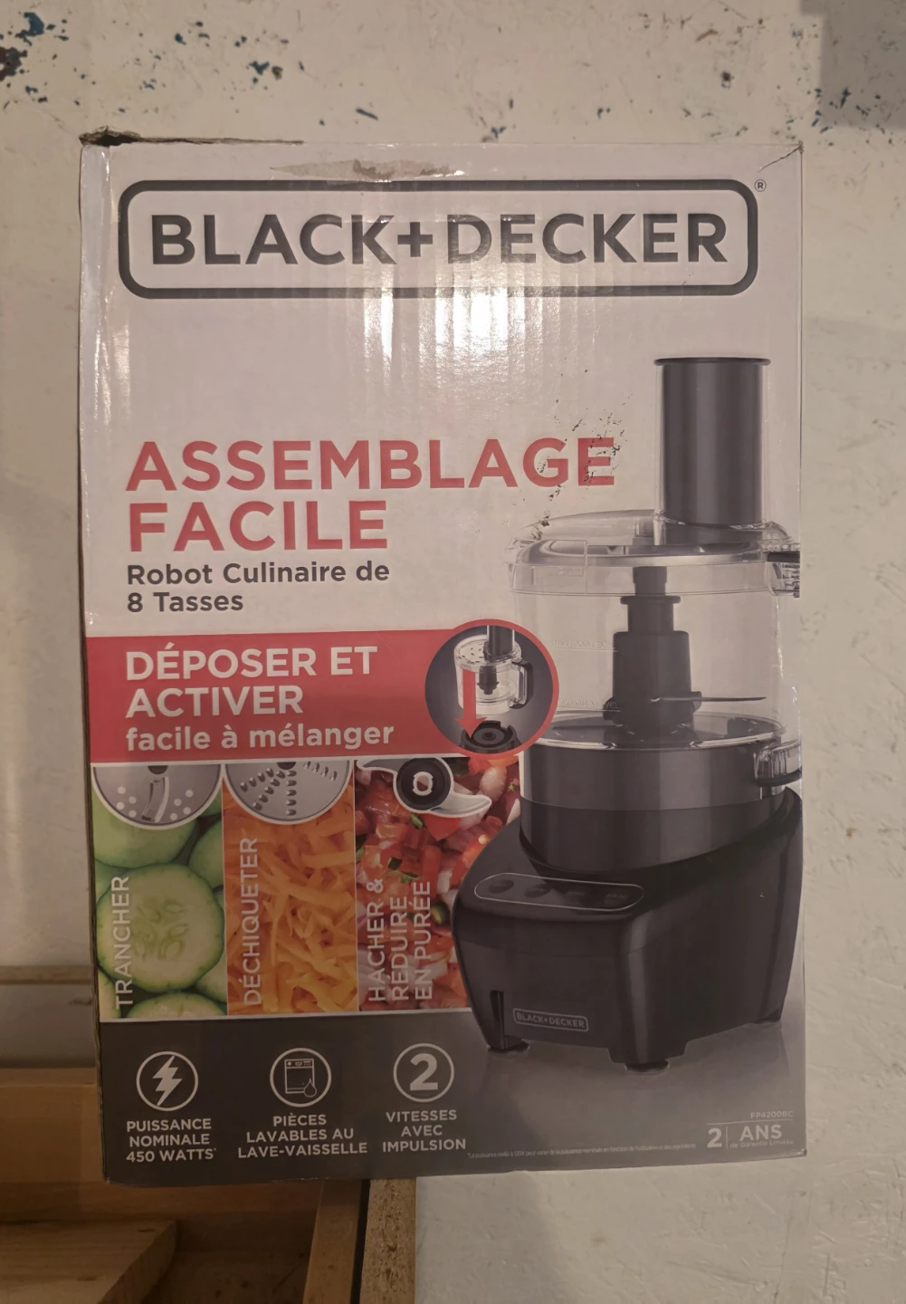 Black+Decker 8-Cup Food Processor