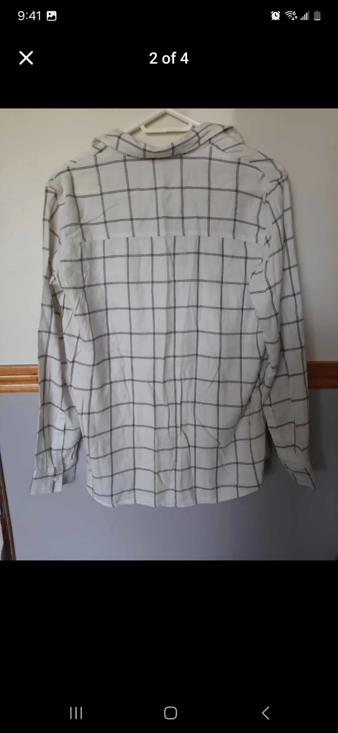 Gap Plaid Button-Up Shirt - Large - photo 2