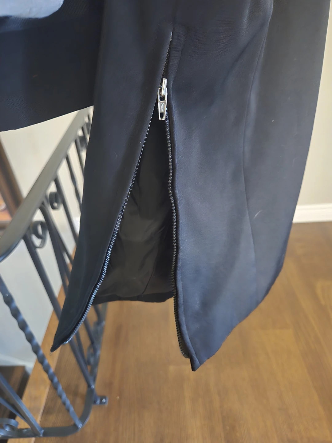Anne Klein Black raincoat with hood - photo 5