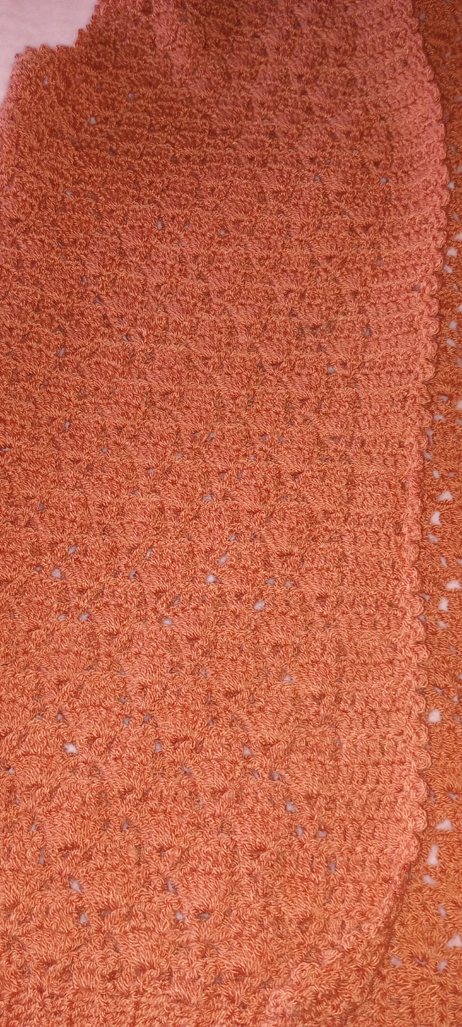 Crochet Shrug in Burnt Orange - photo 2