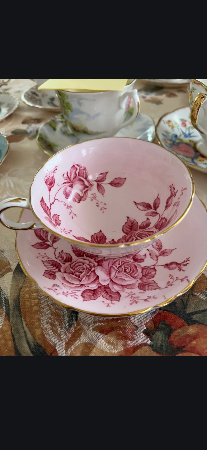 Extremely Vintg 2 Paragon and 1Royal Stafford Tea Cup Sets - photo 5