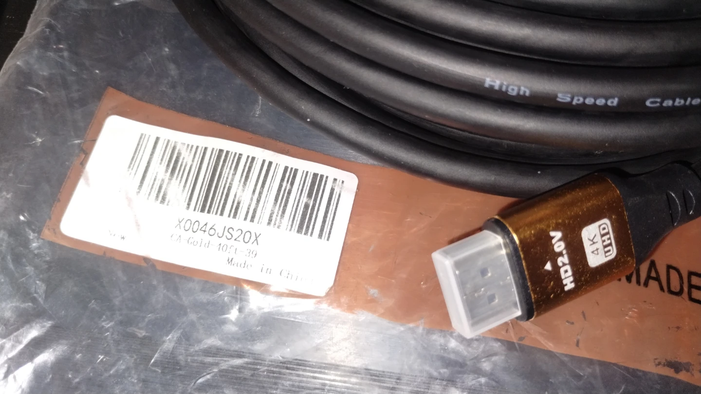 High Speed Gold Plated 4K UHD HDMI Cable 10ft - photo 2